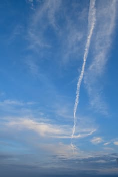 blue winter sky on the island of Cyprus 6