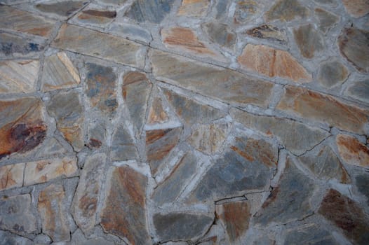 floor covered with natural stone as a background 1