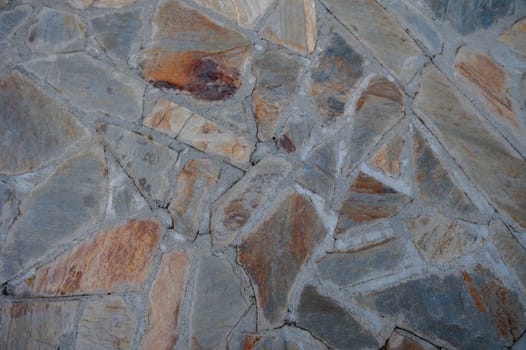 floor covered with natural stone as a background 2