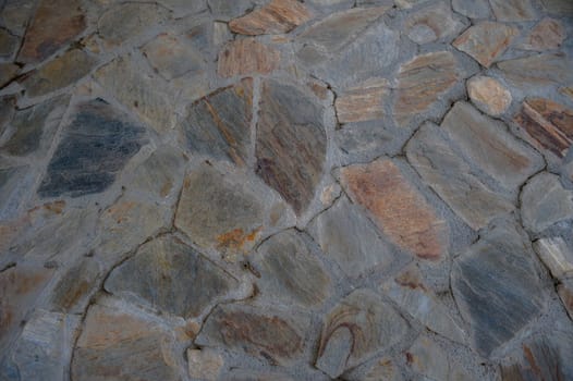 floor covered with natural stone as a background 4