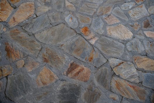 floor covered with natural stone as a background 5