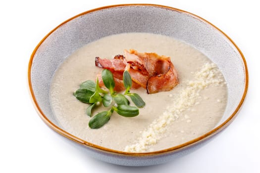 fried bacon soup for food delivery site