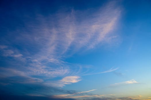 beautiful sky with clouds on the Mediterranean sea 10