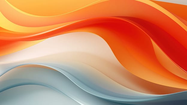 Abstract color gradient, modern blurred background. Abstract background with smooth shapes AI