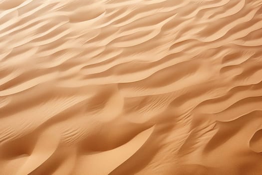 Wavy sand background. Sand texture in the desert or on the beach.