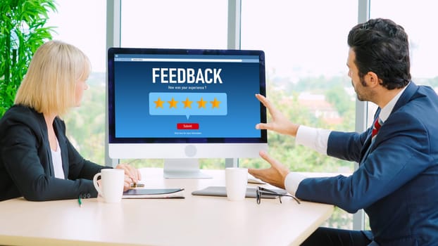 Customer feedback and review analysis by modish computer software for corporate business