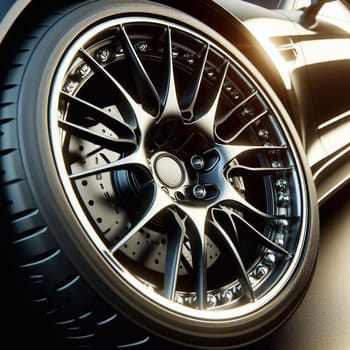 Sports car wheel for the automobile companies