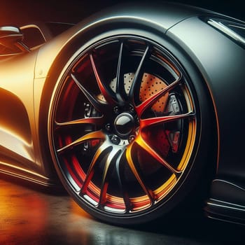 Sports car wheel for the automobile companies