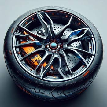 Sports car wheel for the automobile companies