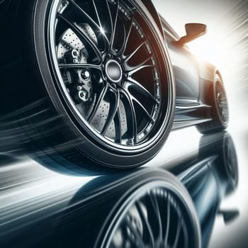 Sports car wheel for the automobile companies