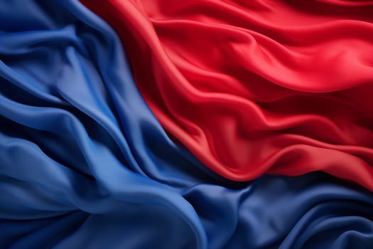 A colorful background with a red and blue fabric. High quality photo