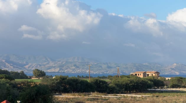 winter sky with clouds in North Cyprus 1