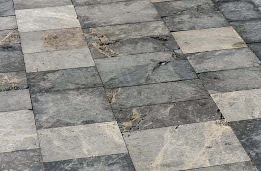 paving path made of real stone as a background