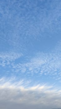 Blue light sky nature white clouds whether background . High quality photo
