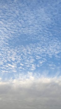 Blue light sky nature white clouds whether background . High quality photo