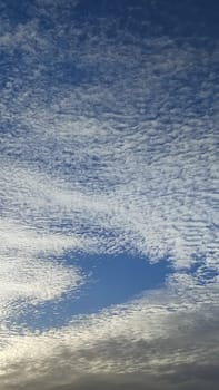 Blue light sky nature white clouds whether background . High quality photo