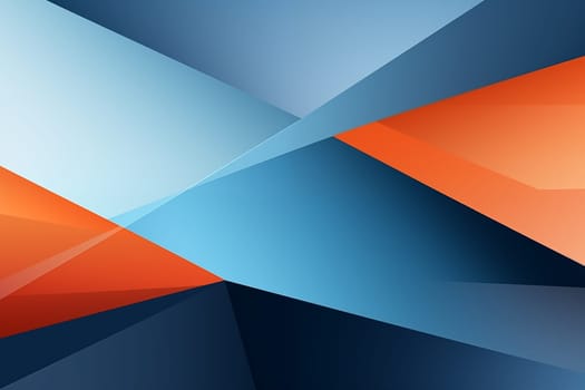 Abstract background blue orange modern geometric shape for wallpaper banner leaflet catalog cover flyer. High quality photo