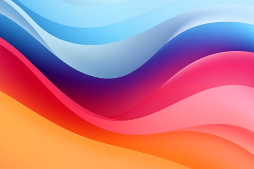 Abstract minimalist wave background modern colorful background design liquid shapes composition fit for presentation. High quality photo