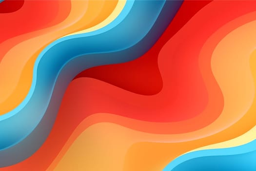 Abstract geometric trend liquid gradient shape on fluid shape illustration composition background. High quality photo