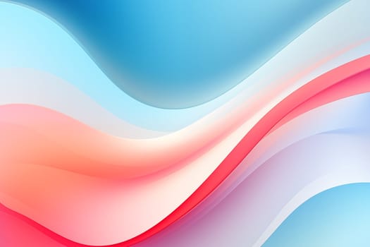 Abstract gradient fluid paper style background illustration. High quality photo