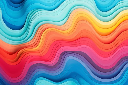A colorful background with a wavy design in the middle. High quality photo
