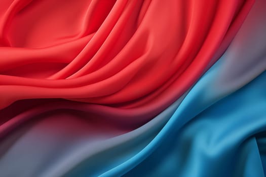 A colorful background with a red and blue fabric. High quality photo