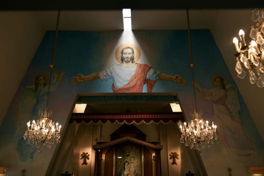 PARIS, FRANCE - SEPTEMBER 03, 2022: Armenian Apostolic Church of Saint Marie mere de Dieu in Paris