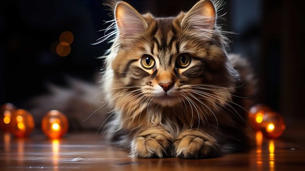   beautiful moments with pet cats , Generate AI 