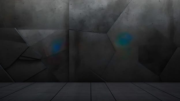 Black background Design , dark concrete background , Generate AI