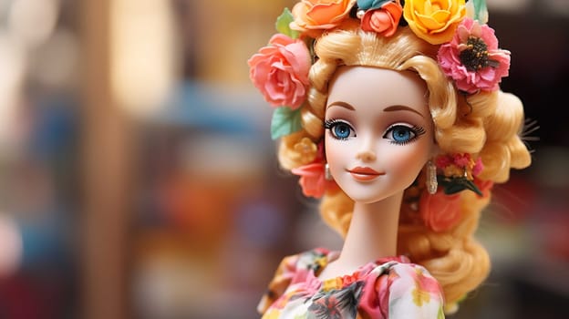 A small, cute Barbie doll , Generate AI