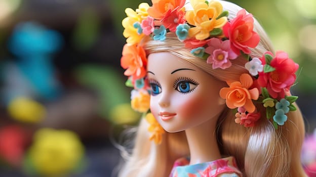 A small, cute Barbie doll , Generate AI