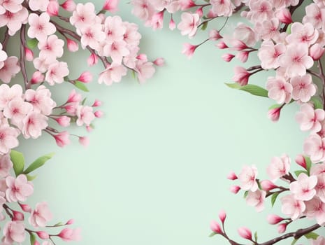 Spring and summer decorations background with beautiful wild flowers. Copy space for text banner