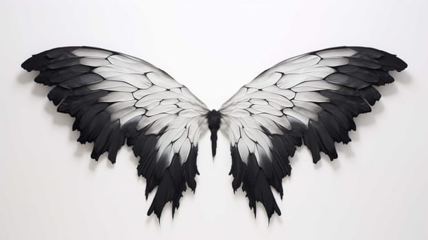  Black Angle Wings  , Generate AI