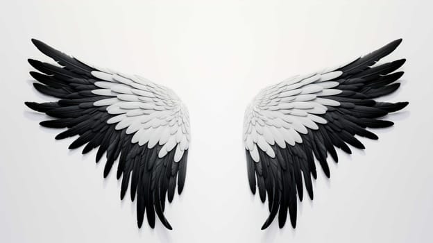  Black Angle Wings  , Generate AI