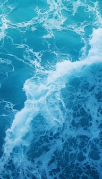 Blue Water Wave Images , palette color , for design banner wallpaper background Generate AI