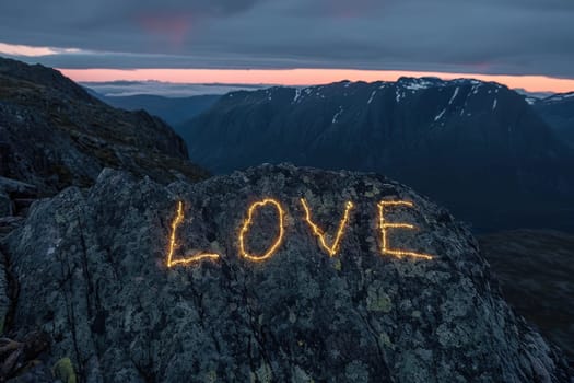 mountain landscape of love for hiking and travel in nature pragma