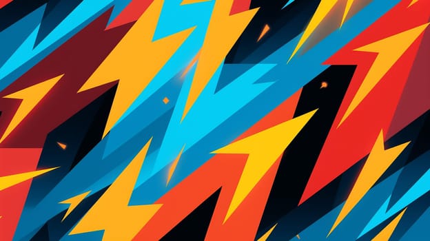 Wallpaper background, Abstract zap explosion dash line lightning bolt background , Generate AI