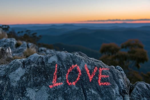 mountain landscape of love for hiking and travel in nature pragma