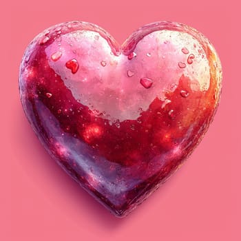 Colorful hearts pattern. Valentine's Day background. High quality photo