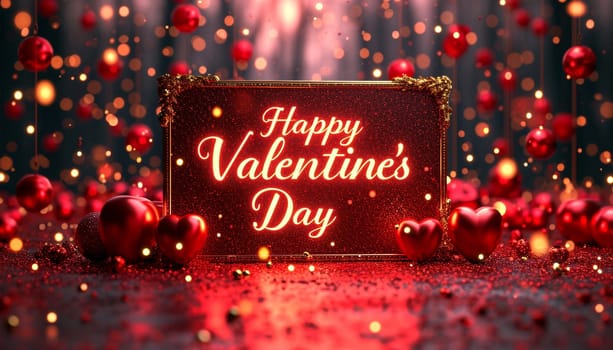 A wonderful festive background for Valentines day. High quality photo