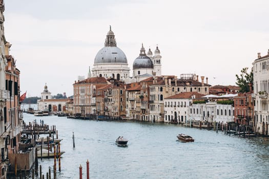 Venice Cathedral Grand Canal Gondola. High quality photo