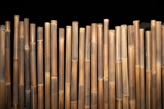 bamboo fence background stick grass. High quality photo