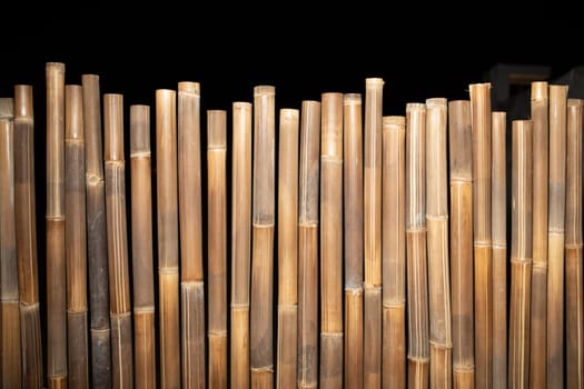 bamboo fence background stick grass. High quality photo