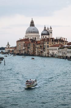 Venice Cathedral Grand Canal Gondola. High quality photo