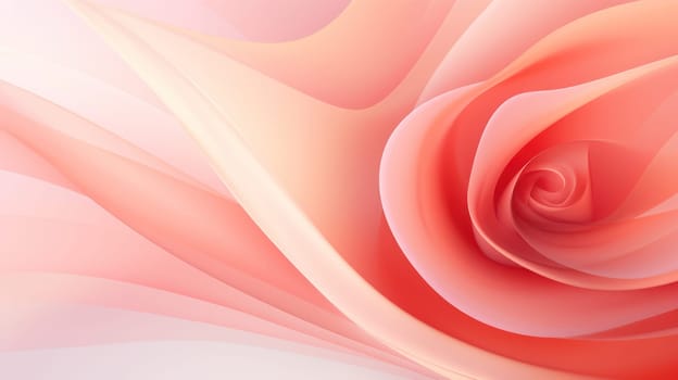 Abstract Floral Beauty: Delicate Rose Petal Romance on Pink Background