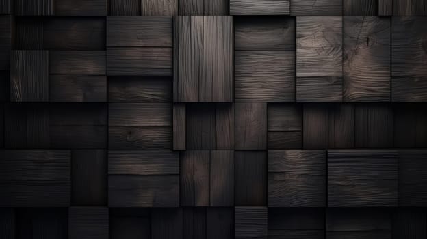 Beautiful luxury wooden background in a modern interior. Copy space