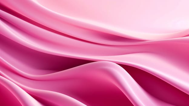 Beautiful luxury 3D modern abstract neon pink background composed of waves with light digital effect