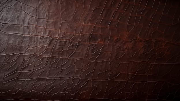 Beautiful luxury dark brown leather background, surface elegant textured background, leather texture, copy space, close-up, macro