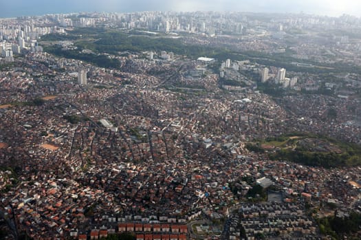 salvador, bahia, brazil - december 16, 2023: aerial view of the city of Salvador, in Bahia.