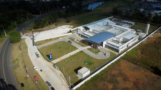 ilheus, bahia, brazil - december 10, 2023: view of a health polyclinic provided by the unified health system, in the city of Ilhues.